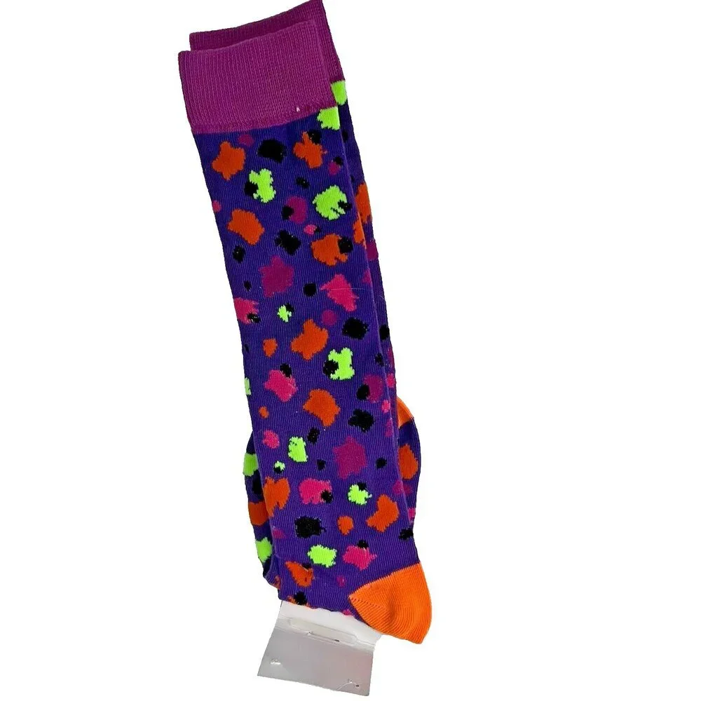 Women's Juncture - Purple/Orange/Neon Green Knee High Socks 6-9